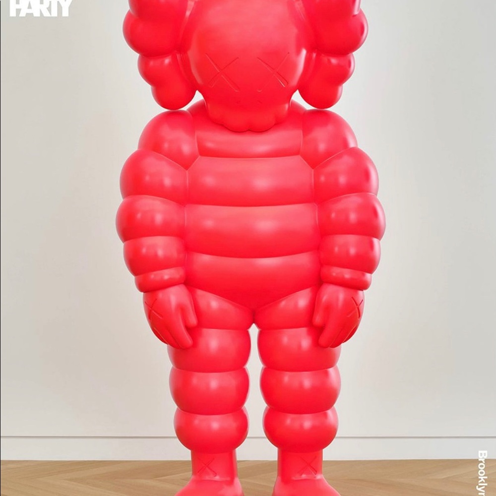 Kaws what party brooklyn museum poster soldout